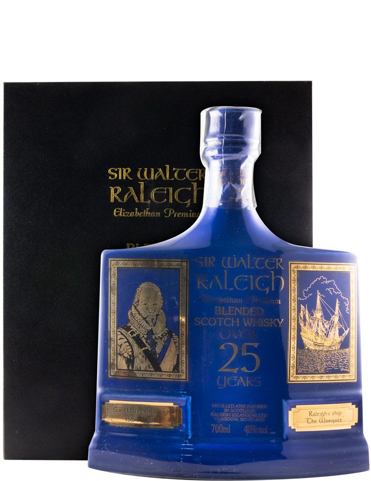 Sir Walter Raleigh 25 anos Elizabethan Premium (garrafa azul)