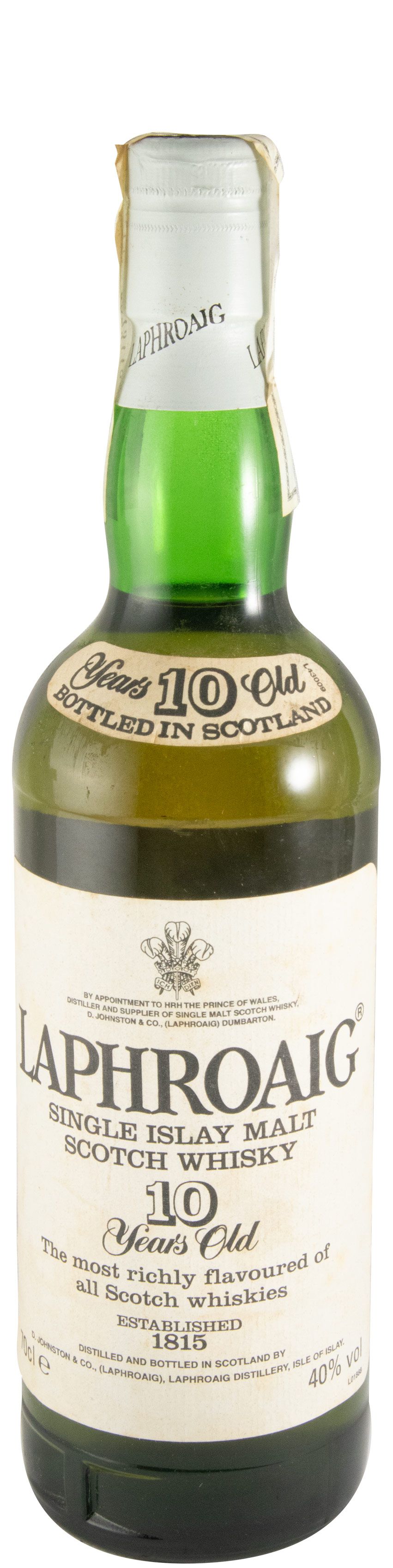 Laphroaig 10 anos (rótulo antigo)