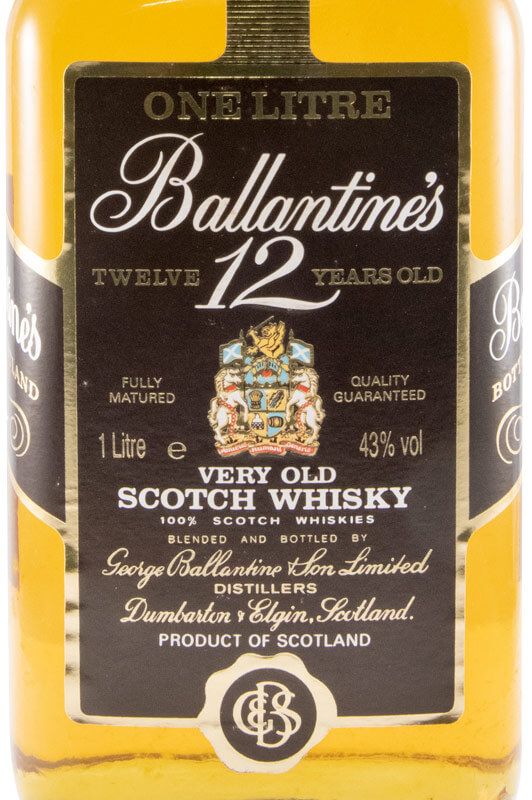 Ballantine's 12 anos (garrafa antiga) 1L