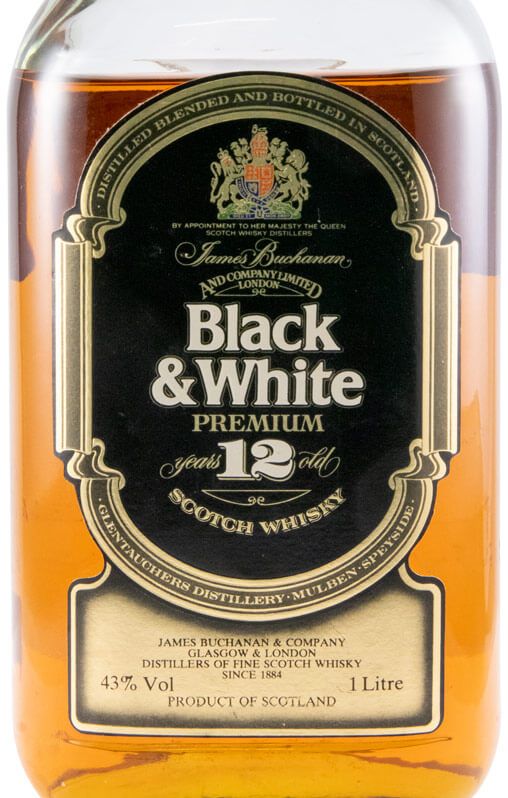 Black & White 12 anos Premium 1L