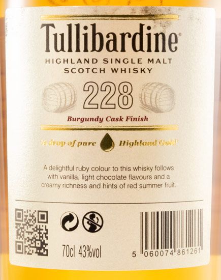 Tullibardine 228 Burgundy Cask Finish