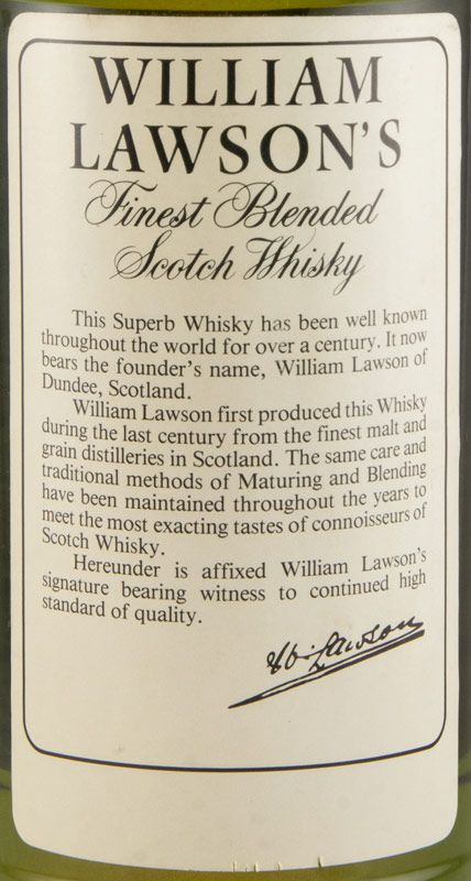 William Lawson's (slender bottle) 75cl