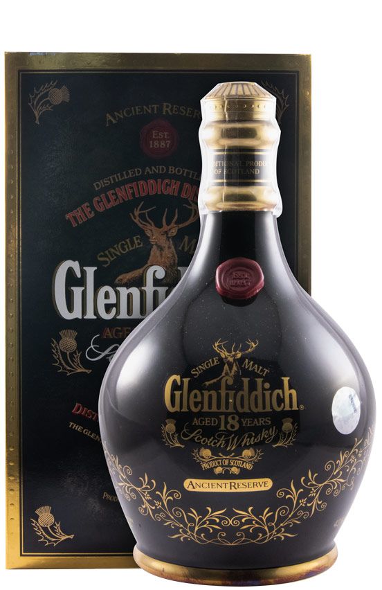 Glenfiddich Ancient Reserve 18 anos (garrafa preta)