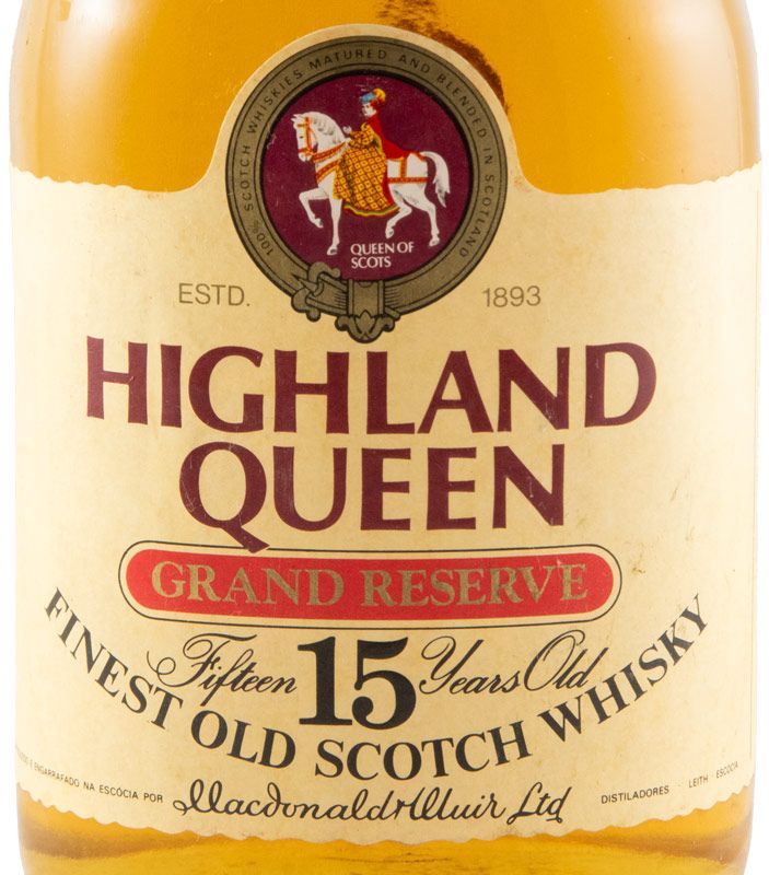 Highland Queen 15 anos (garrafa antiga)