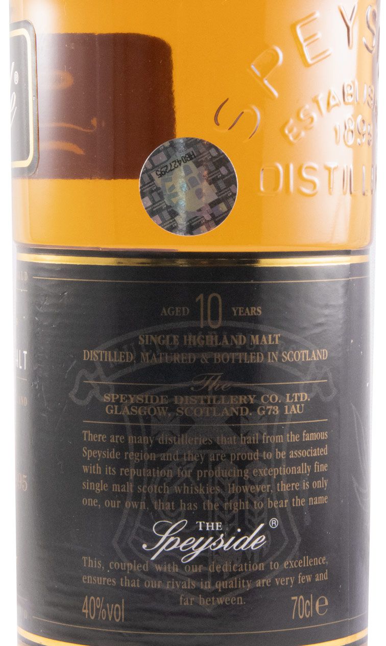The Speyside 10 anos
