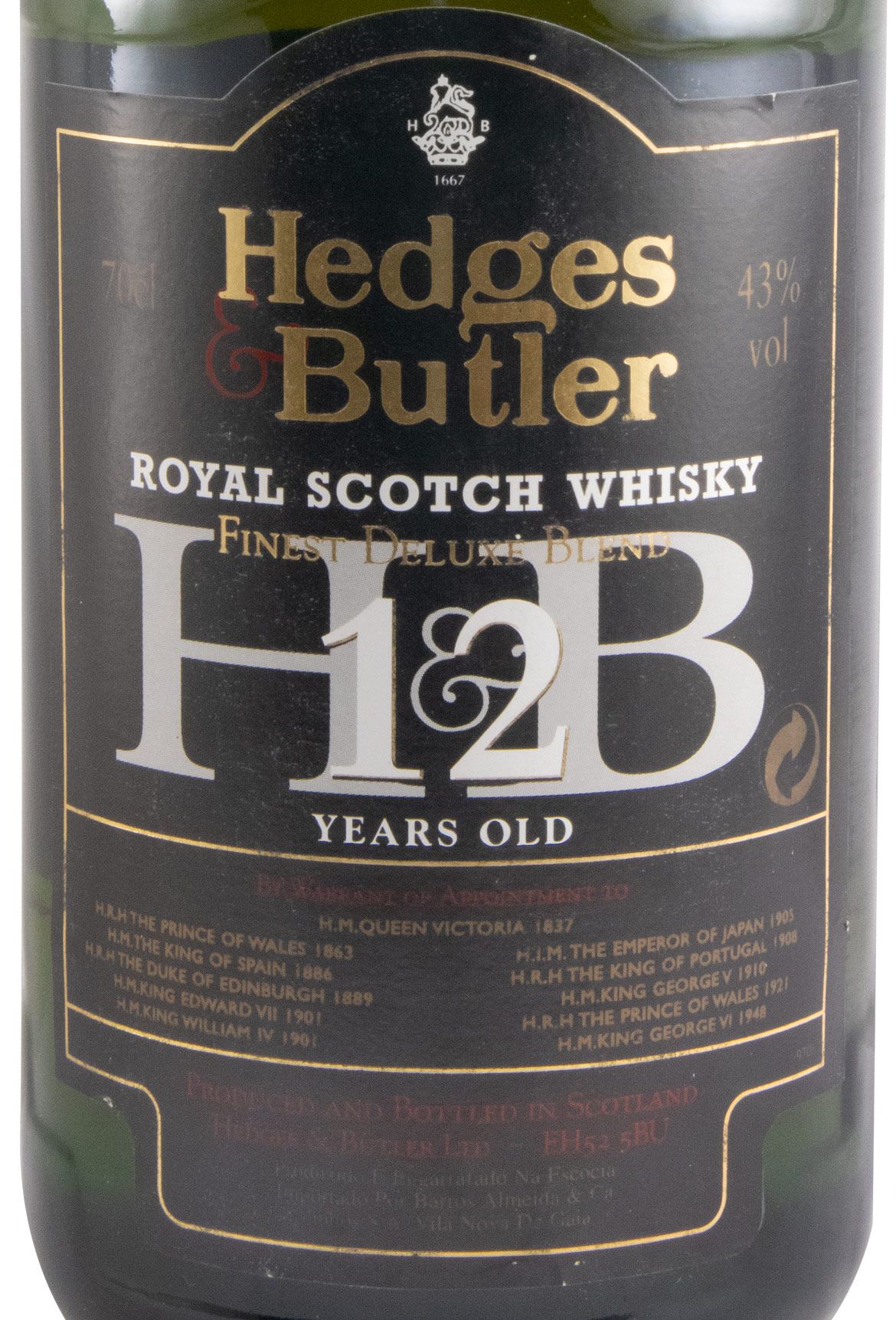 Hedges & Butler Royal 12 anos