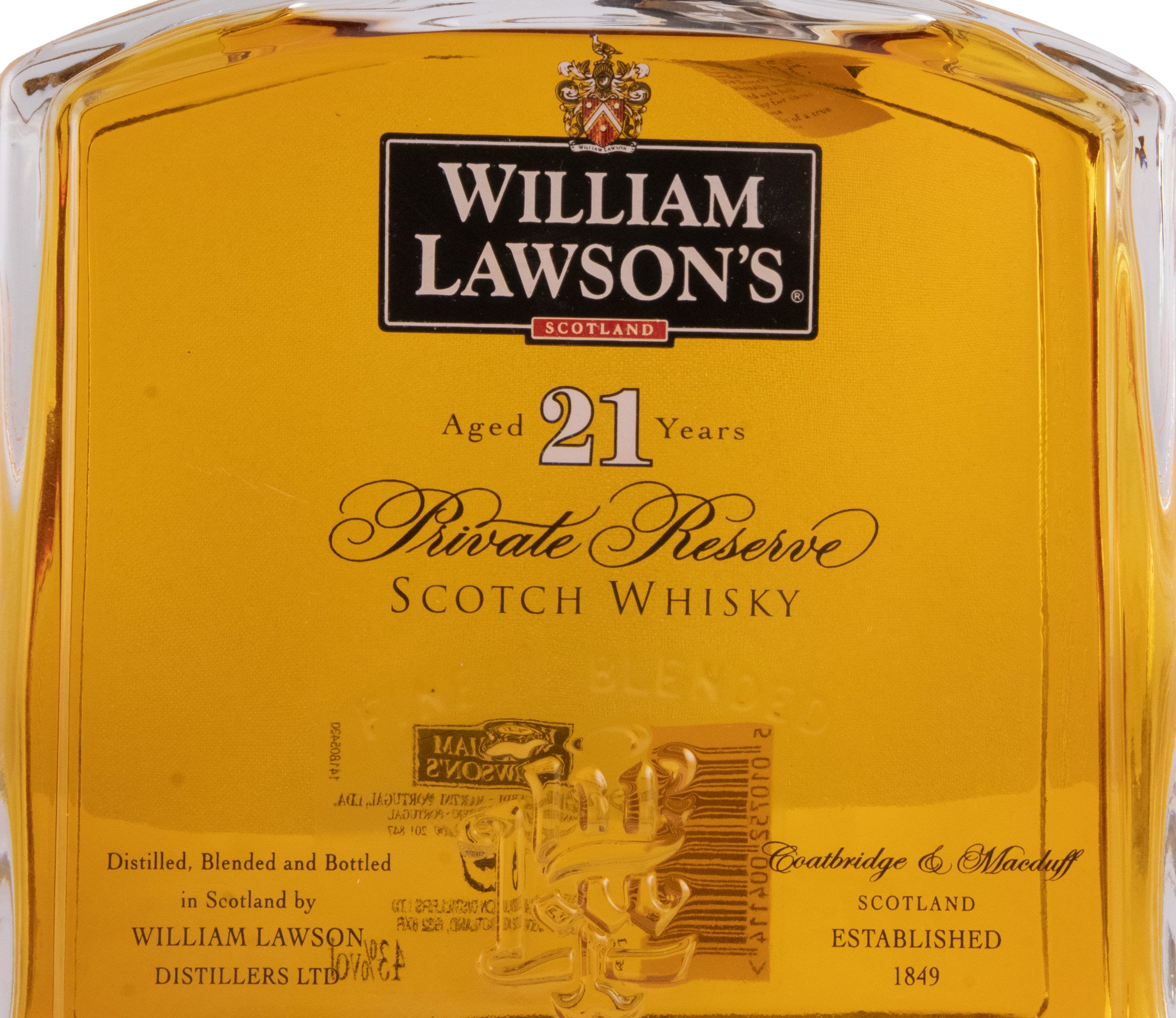 William Lawson's Private Reserve 21 anos