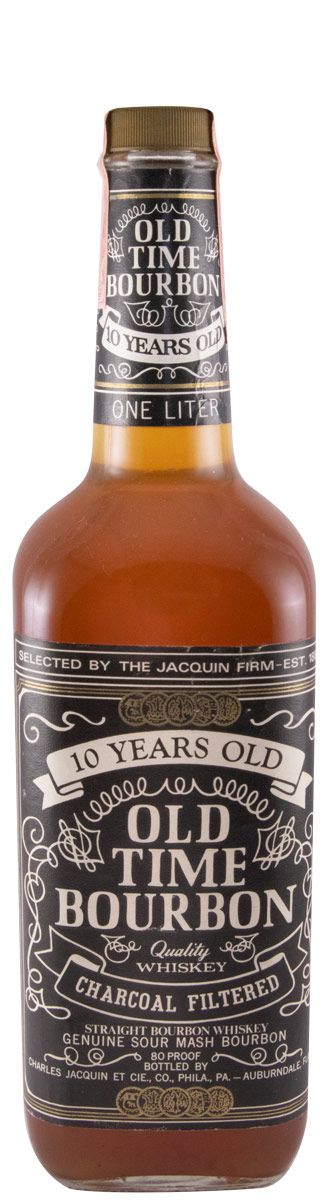 Jacquin's Old Time Bourbon Old Sour Mash 10 anos