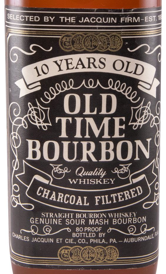 Jacquin's Old Time Bourbon Old Sour Mash 10 anos