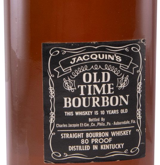 Jacquin's Old Time Bourbon Old Sour Mash 10 anos