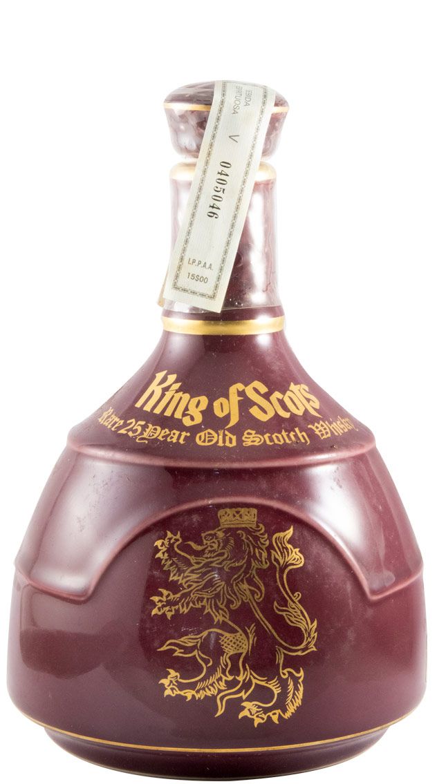 King of Scots 25 years w/Ice bucket (ceramic pitcher)