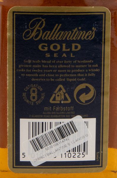 Ballantine's Gold Seal Special Reserve 12 anos