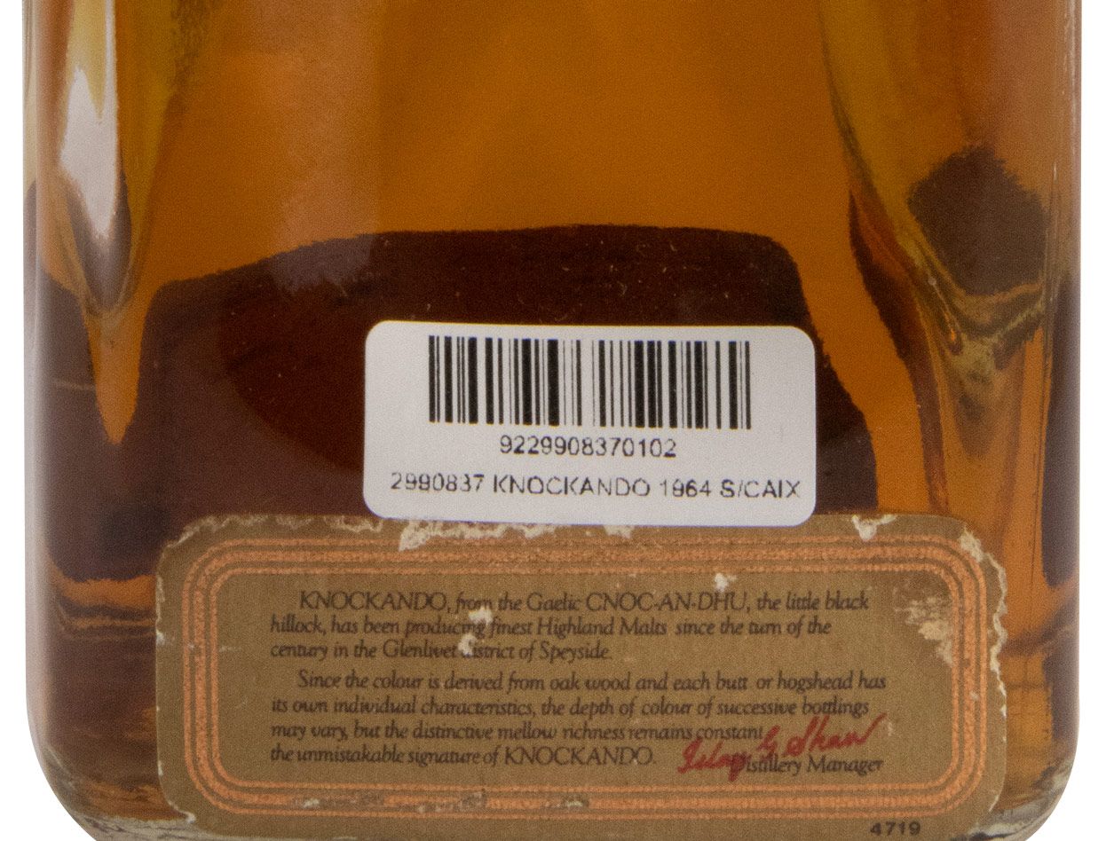 1964 Knockando (sem caixa) 75cl