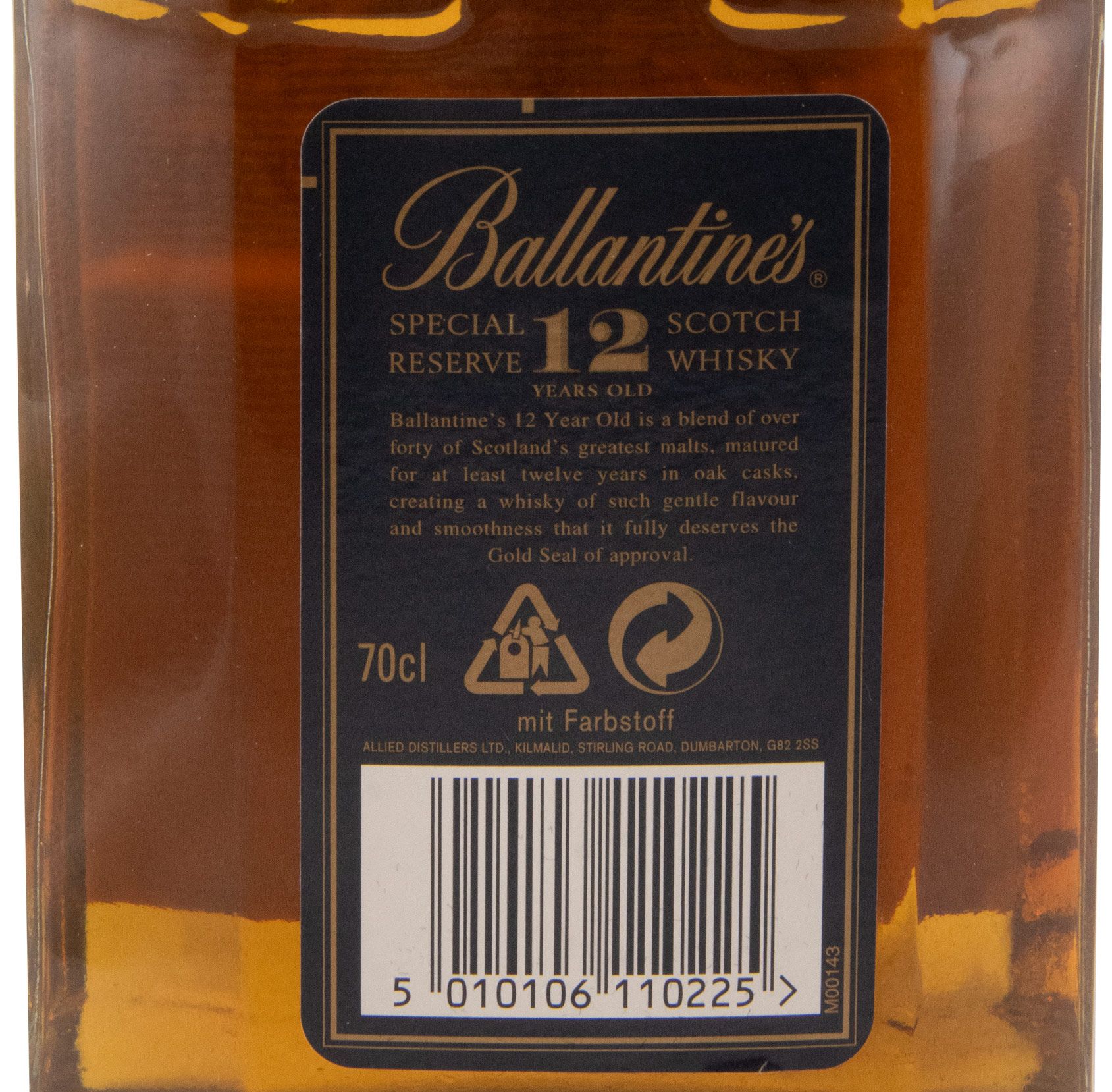 Ballantine's Gold Seal Special Reserve 12 anos (lata lingot)