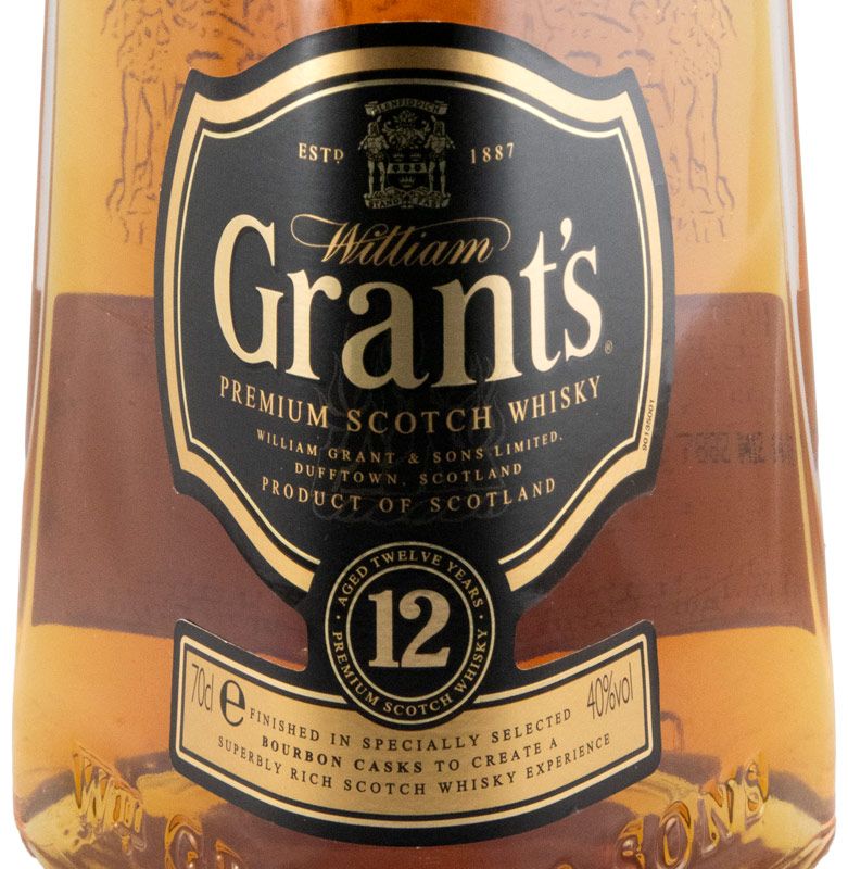 Grant's 12 anos (garrafa baixa com lata)