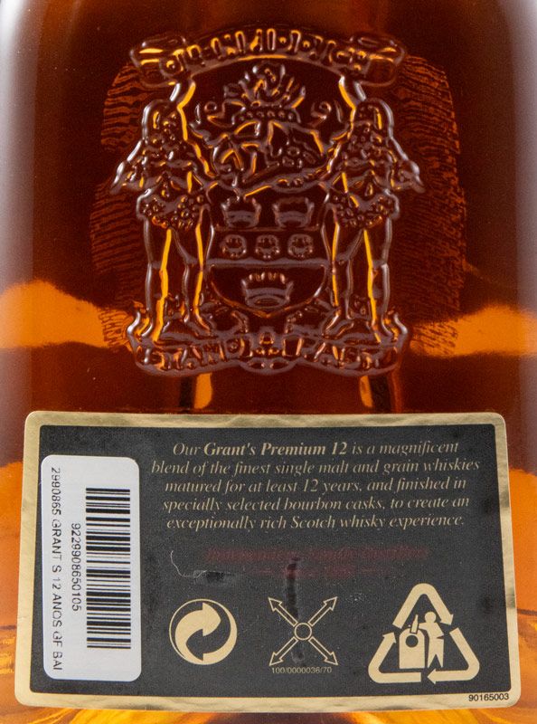 Grant's 12 anos (garrafa baixa com lata)