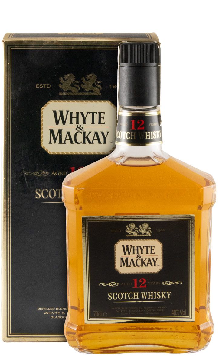 Whyte & Mackay 12 anos (garrafa retangular)