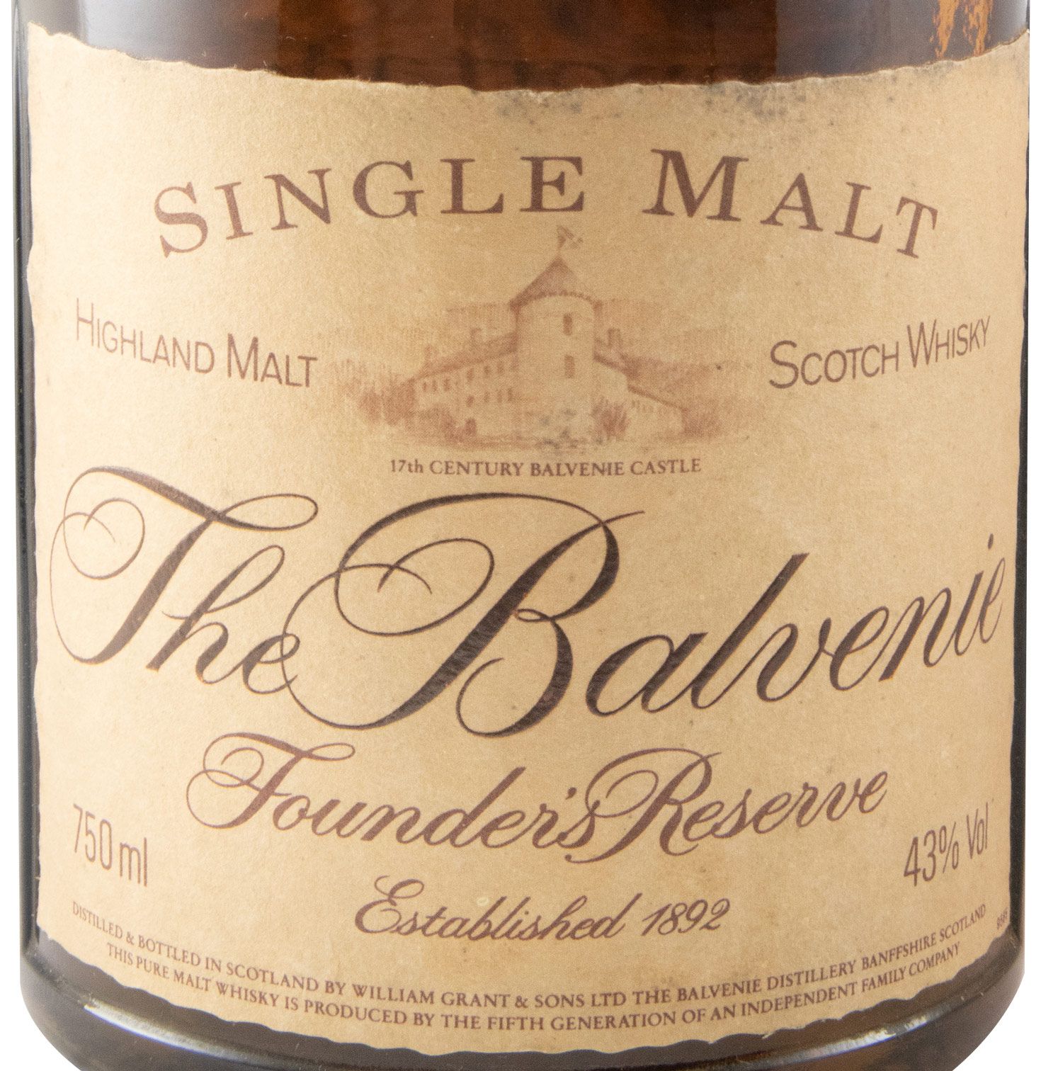 Balvenie Founder's Reserve (garrafa antiga) 75cl