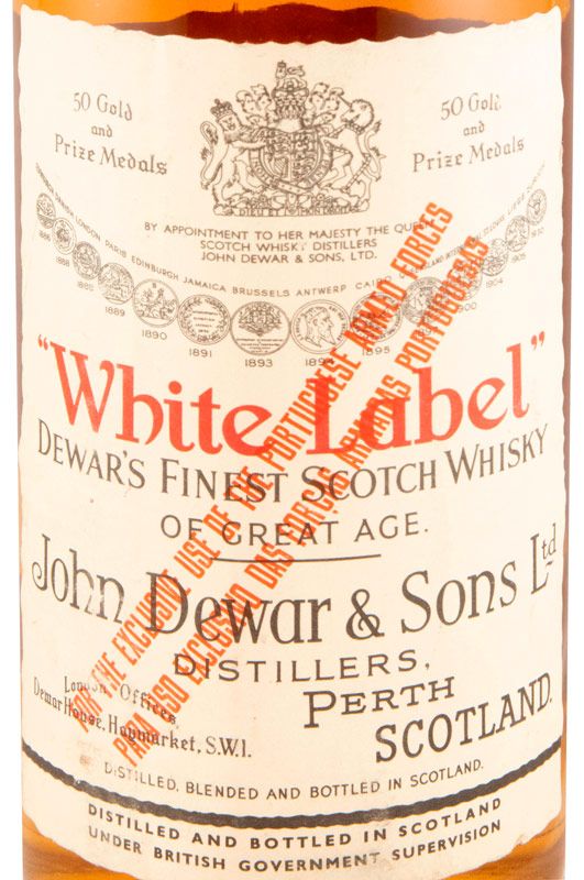 Dewar's White Label (round bottle)