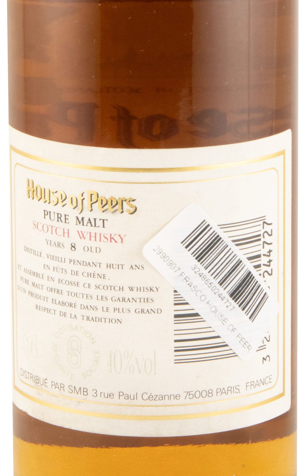 Flask House of Peers 8 years 35cl