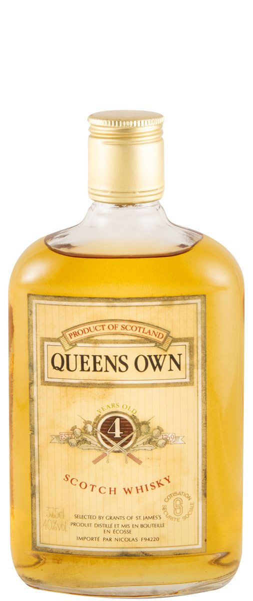 Frasco Queens Own 4 anos 37,5cl