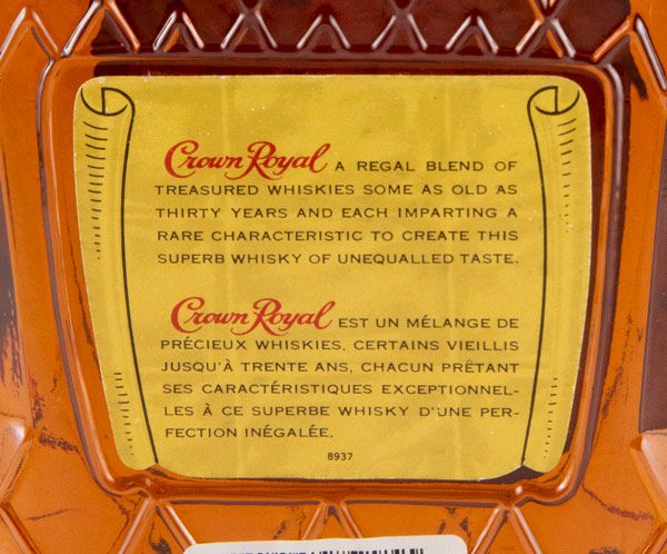 1976 Crown Royal 75cl