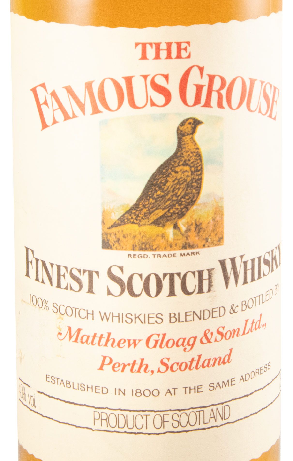 Famous Grouse (former label) 75cl