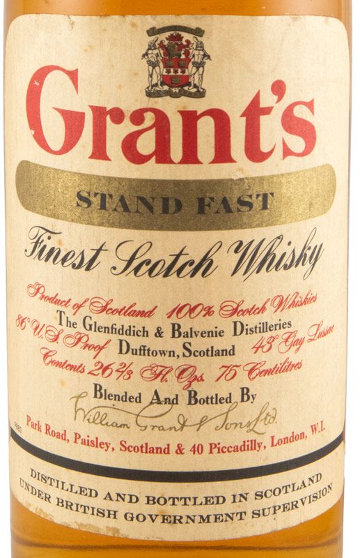 Grant's Stand Fast (garrafa redonda) 75cl