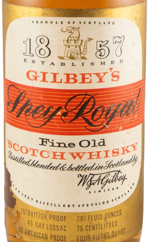 Gilbey's Spey Royal (garrafa redonda) 75cl