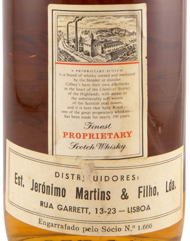 Gilbey's Spey Royal (garrafa redonda) 75cl
