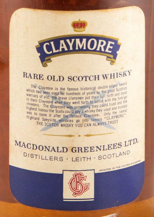 Claymore Rare Old Scotch Whisky (garrafa redonda) 75cl