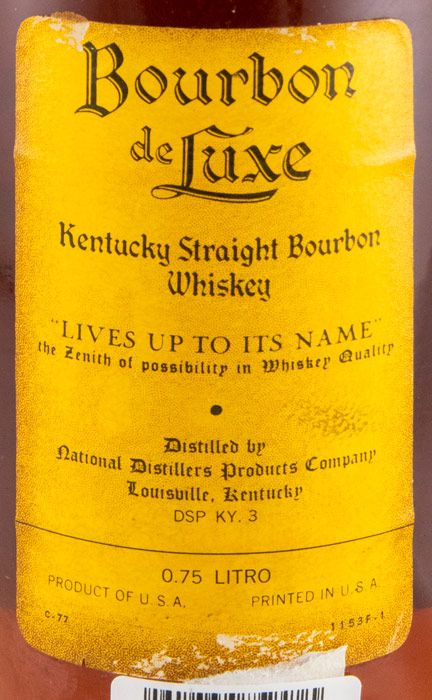 Bourbon de Luxe Kentucky Straight Bourbon 75cl
