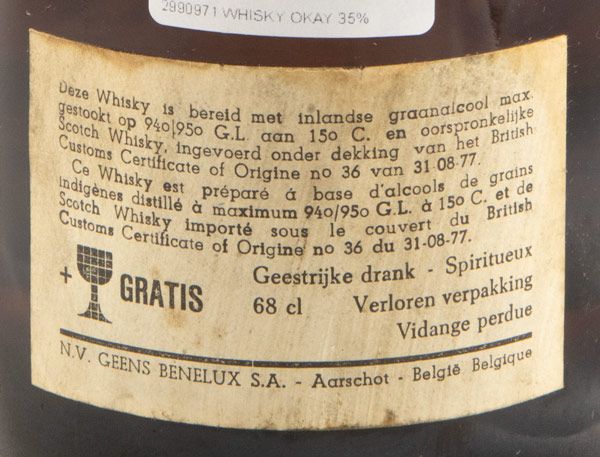 Okay Whisky 75cl