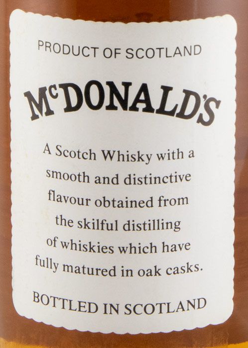 McDonald's Special Select Fine Old 75cl
