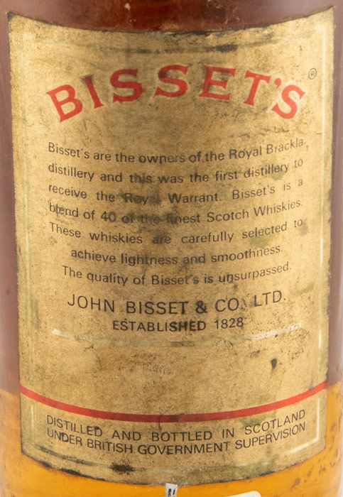 Bisset's Gold Label (garrafa redonda) 75cl