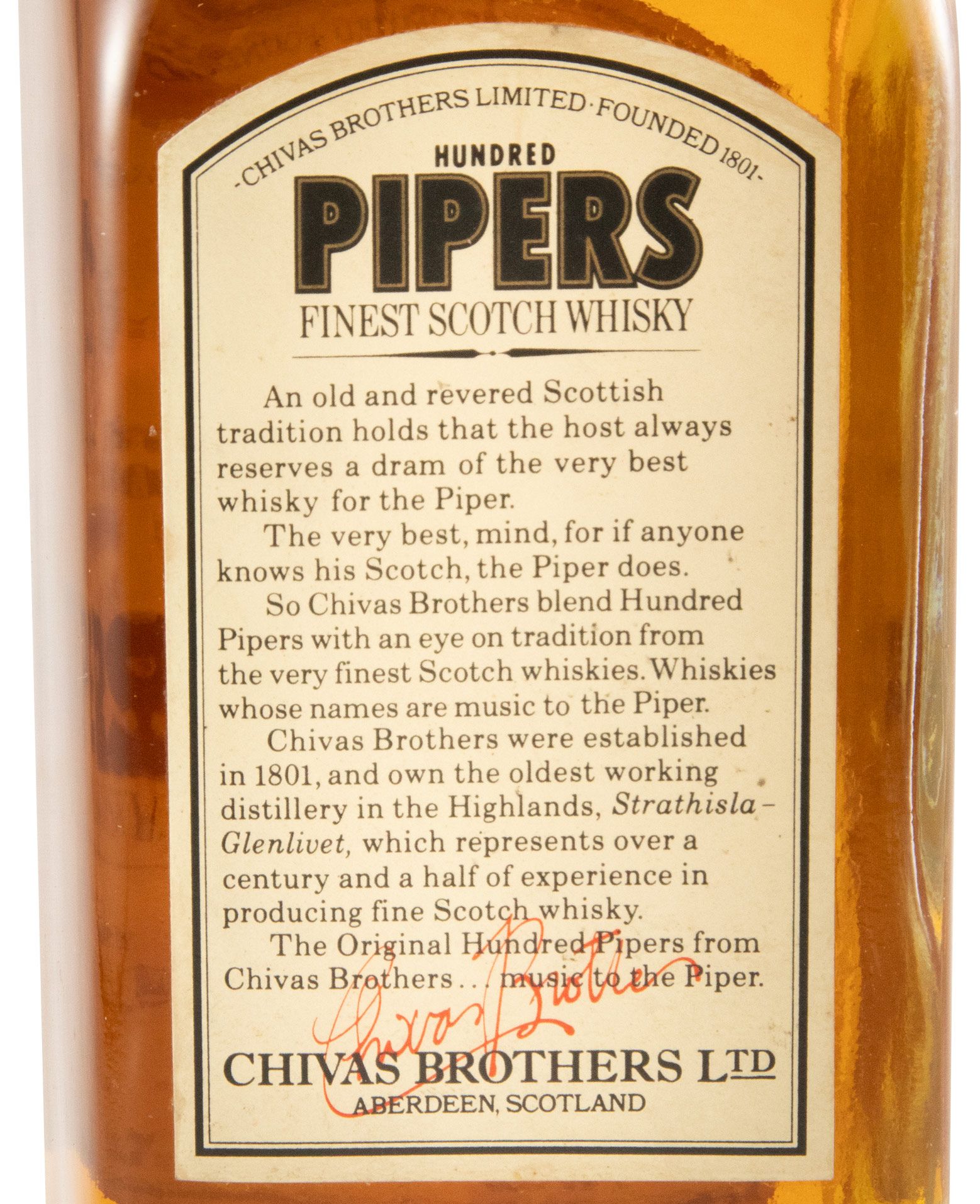 Chivas Brothers The Original Hundred Pipers 75,7cl