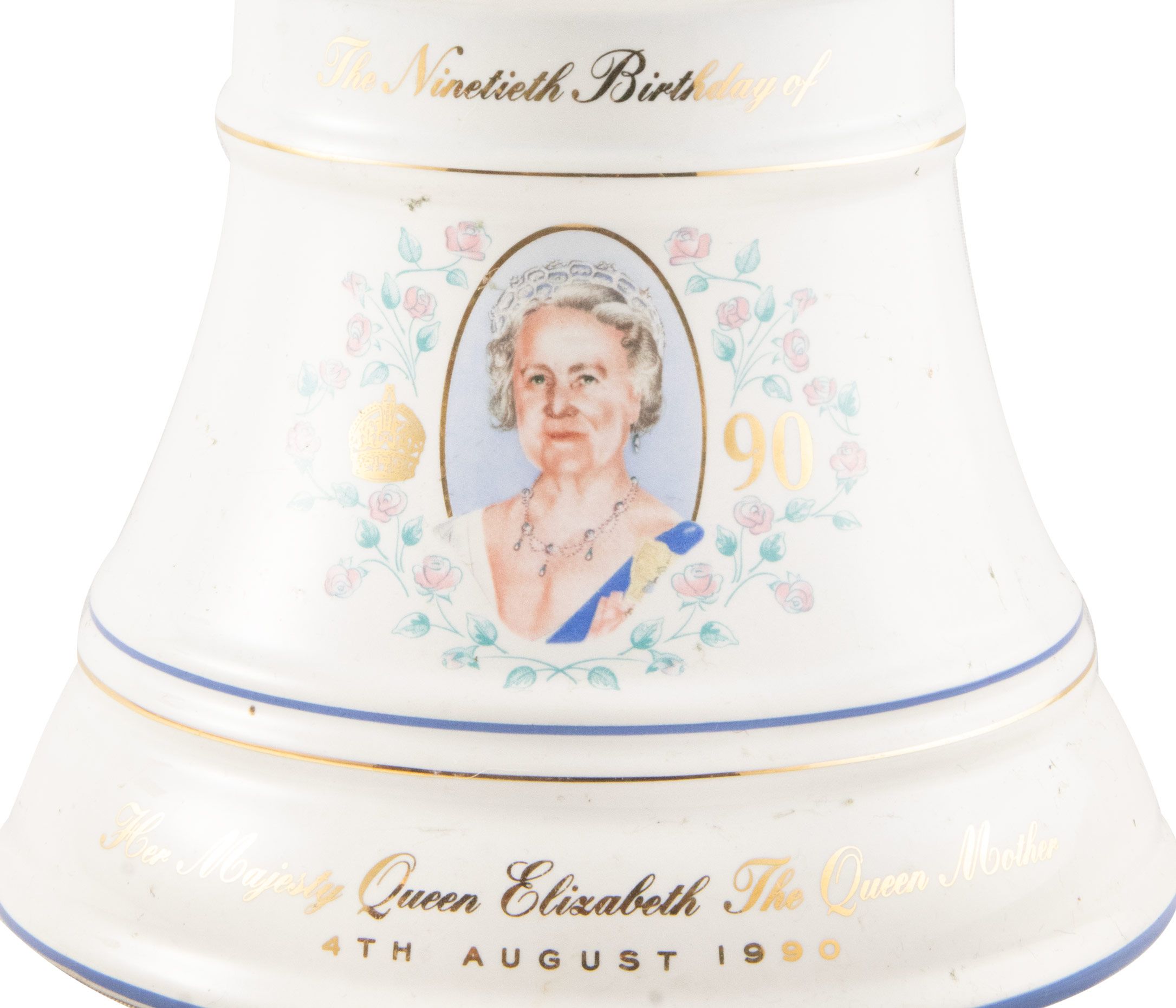 Bell's 90º Aniversário Queen Elizabeth (sino) 75cl