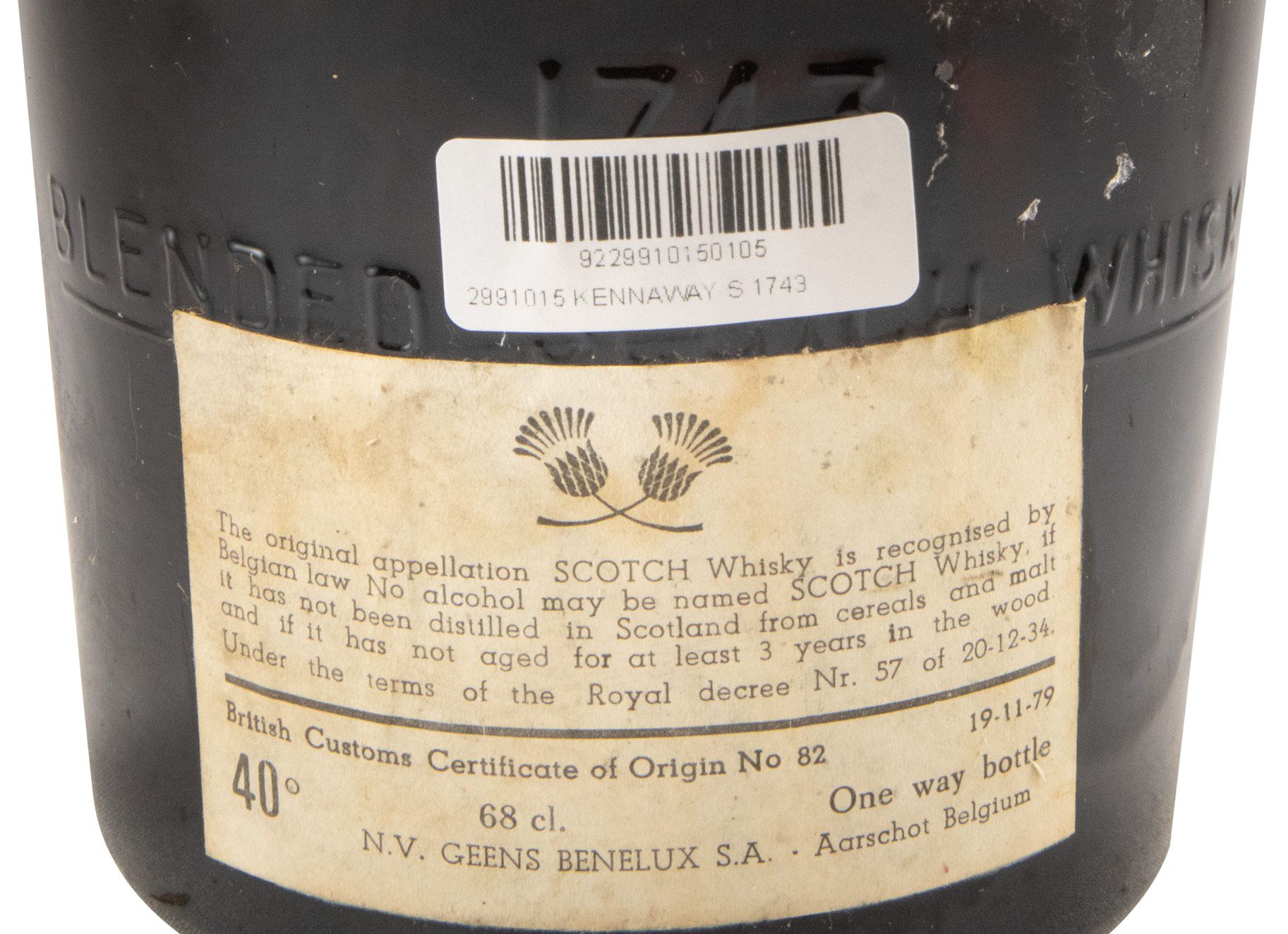 Kennaway's 1743 68cl