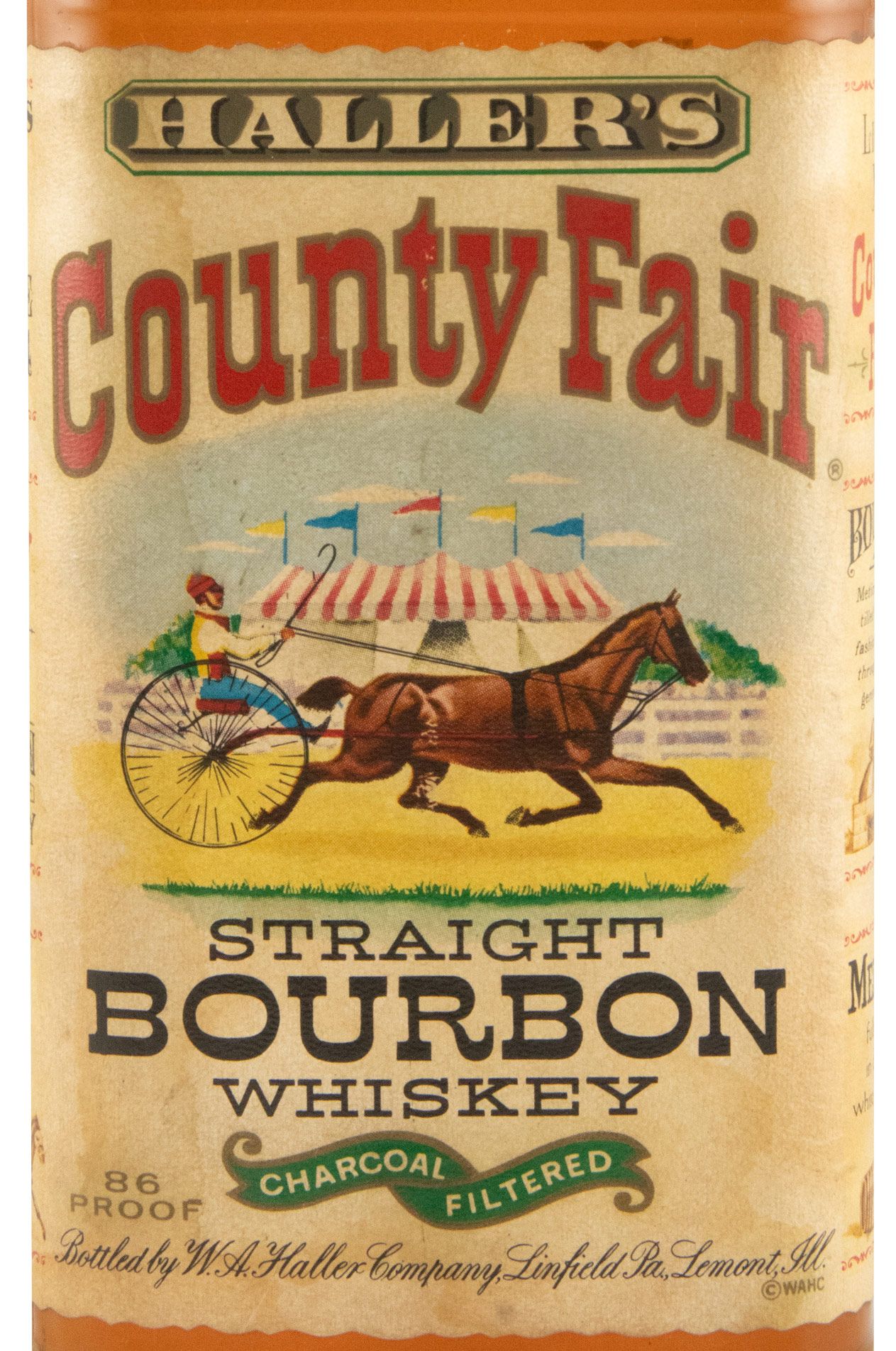 Haller's County Fair Charcoal Filtered 75cl