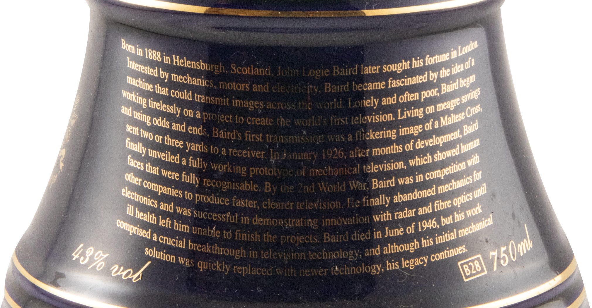 2004 Bell's Christmas John Logie Baird (sino) 75cl