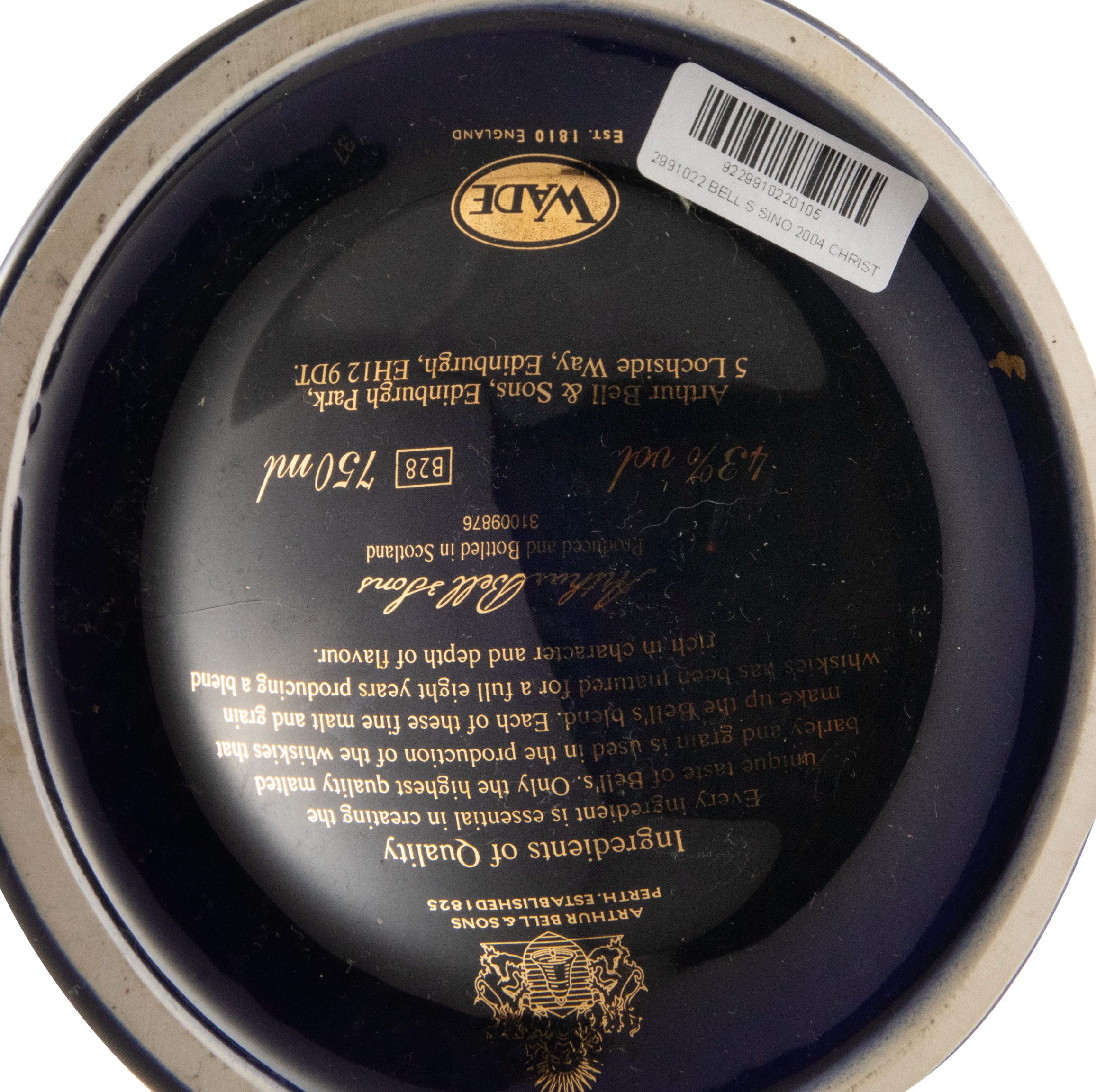 2004 Bell's Christmas John Logie Baird (sino) 75cl