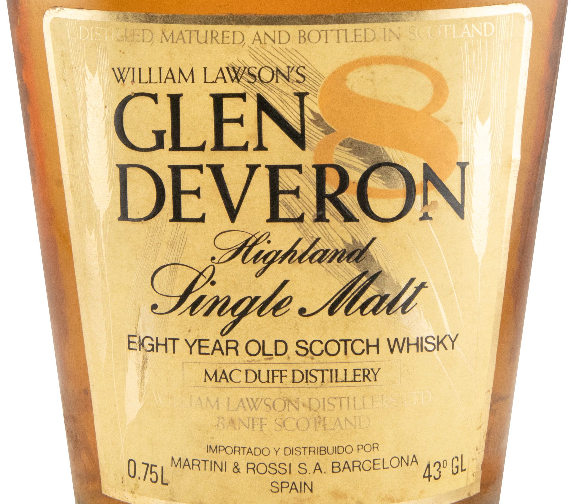Glen Deveron 8 anos (garrafa baixa) 75cl
