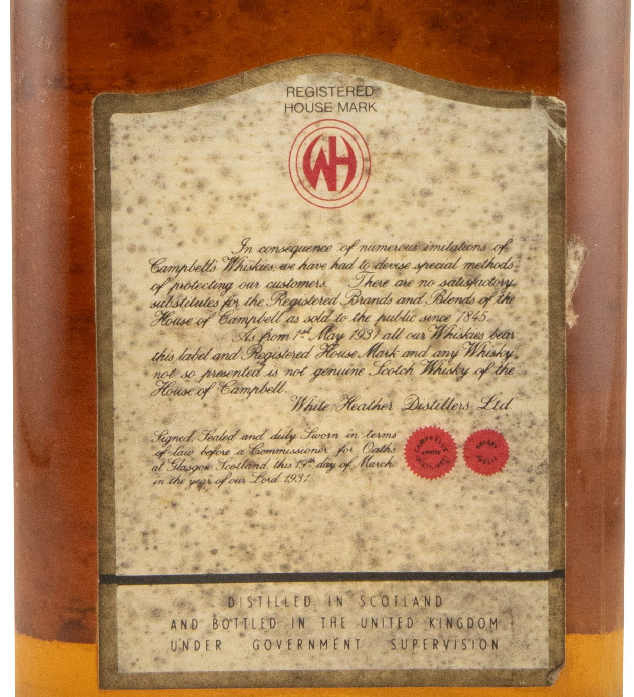 White Heather 5 years 75cl