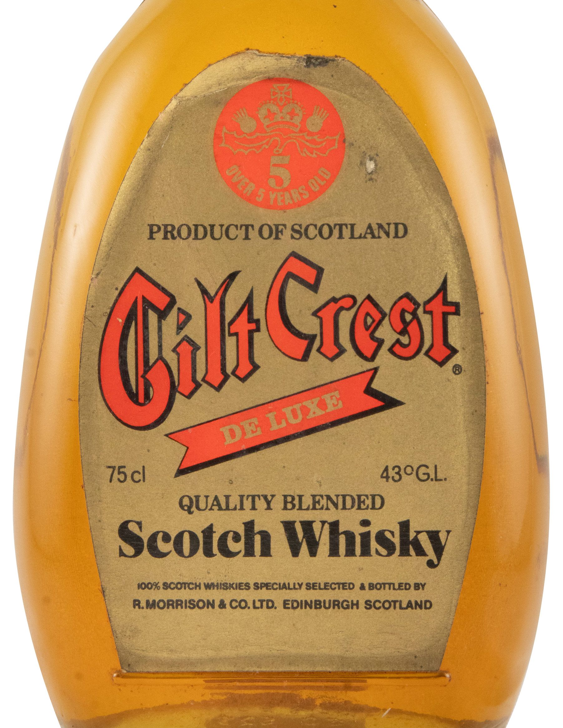 Gilt Crest de Luxe 5 years 75cl