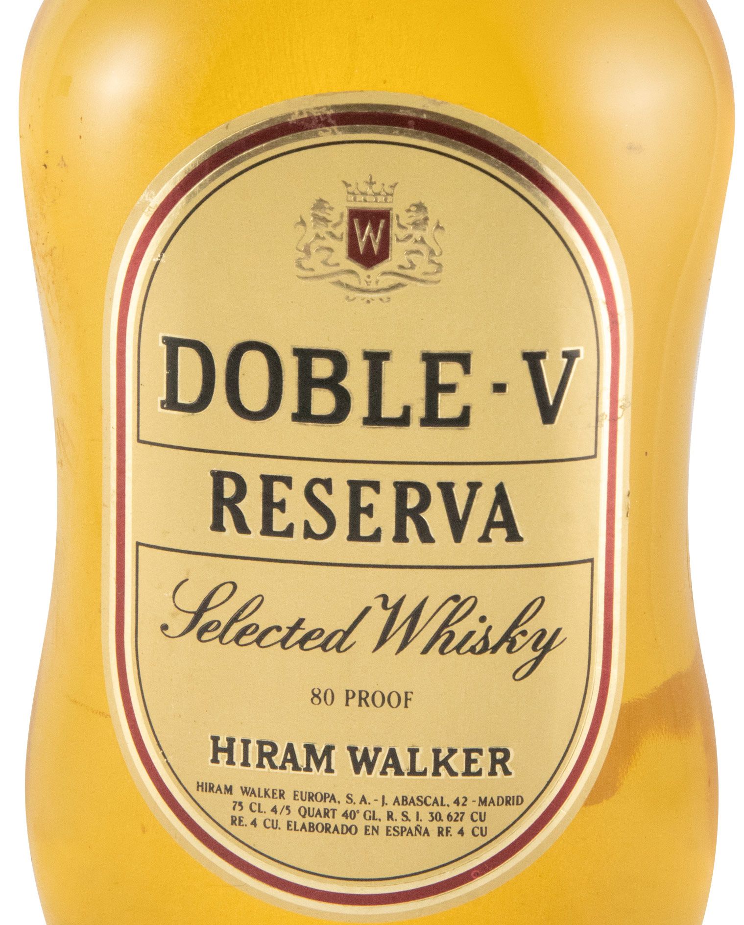 Hiram Walker Doble-V Selected Reserve 75cl