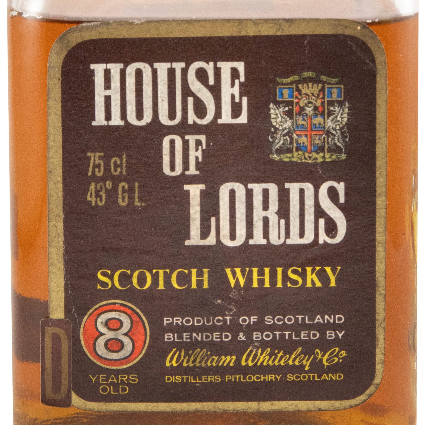 House of Lords 8 anos (nível baixo) 75cl