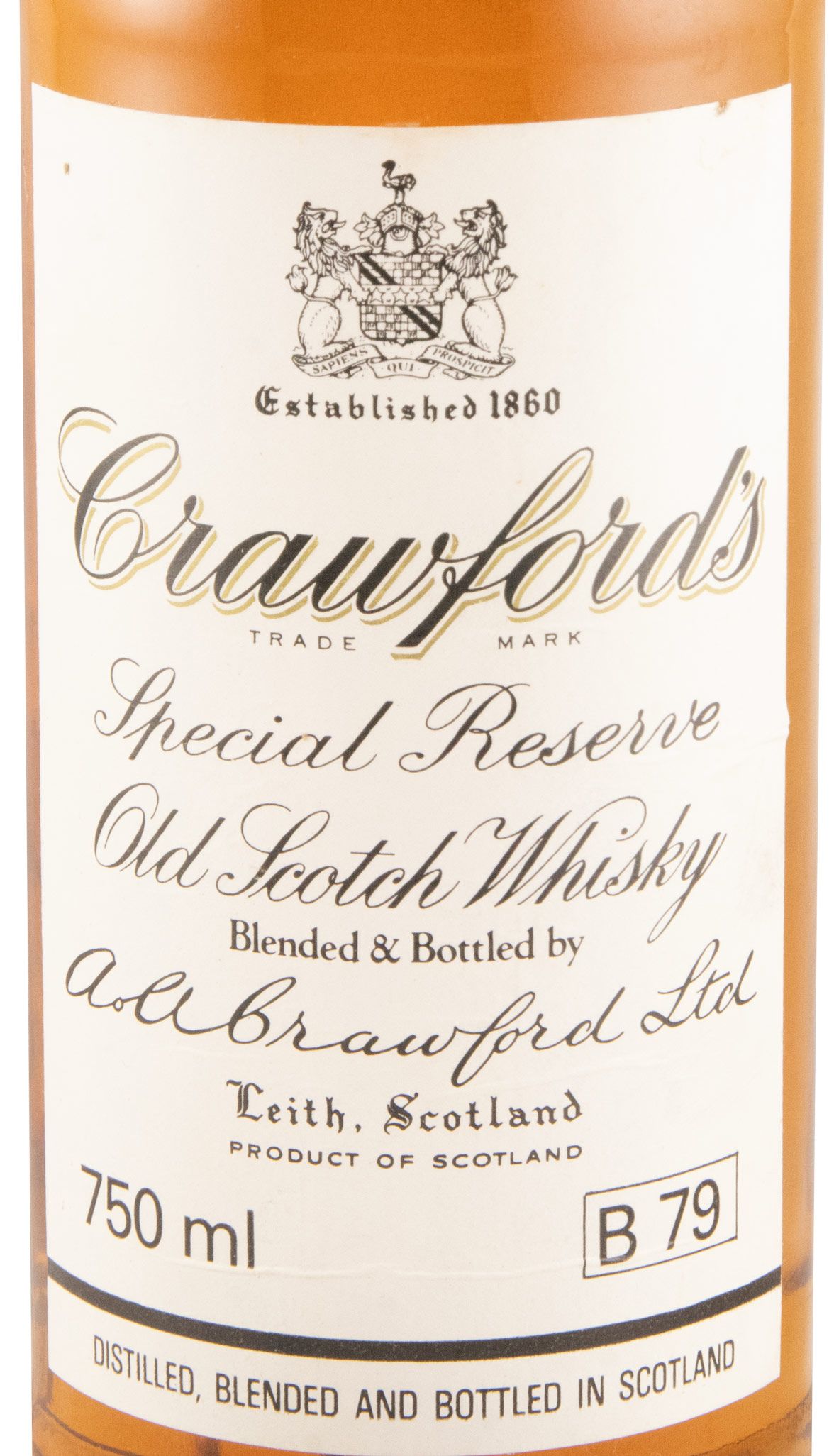Crawford's Special Reserve (white label) 75cl