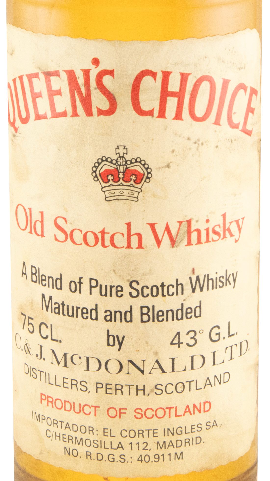 Queen's Choice 5 anos 75cl