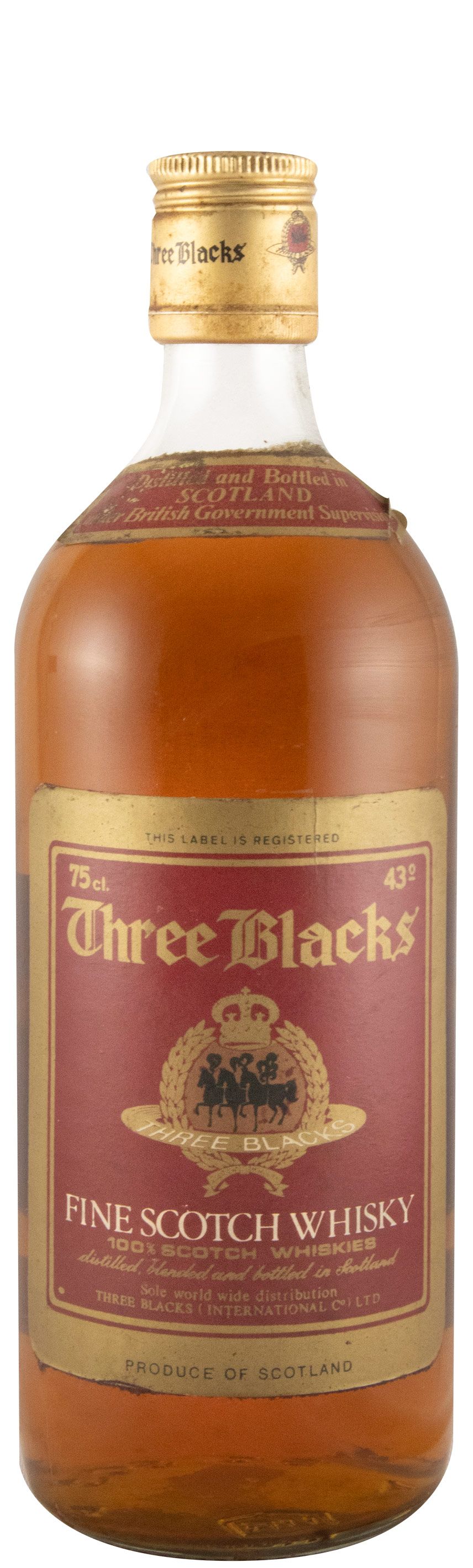 Three Blacks Fine Scotch 75cl