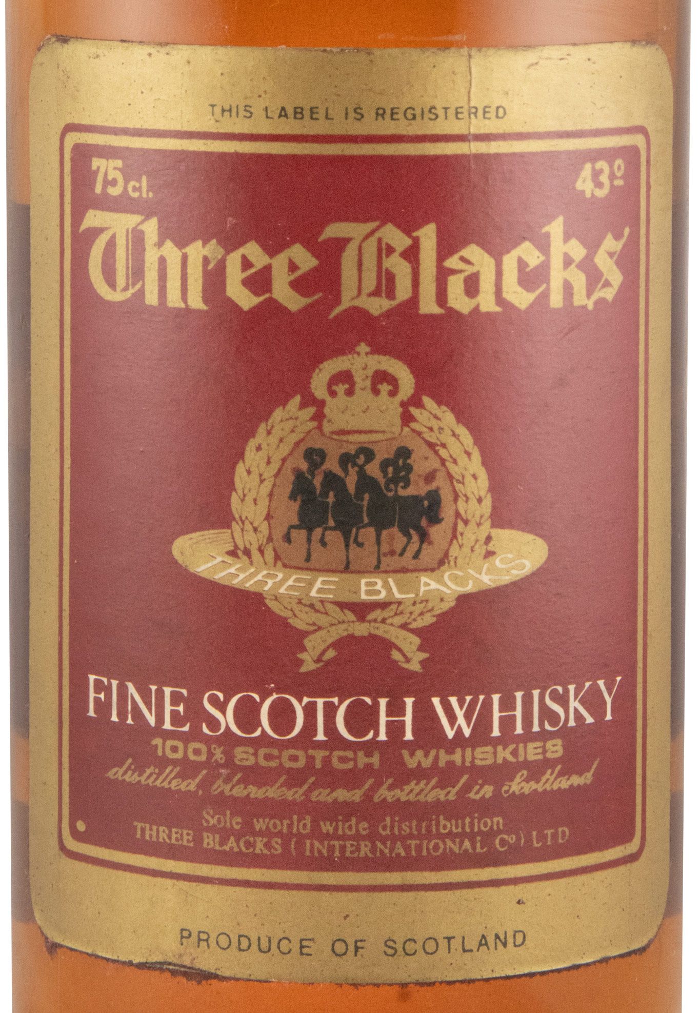Three Blacks Fine Scotch 75cl